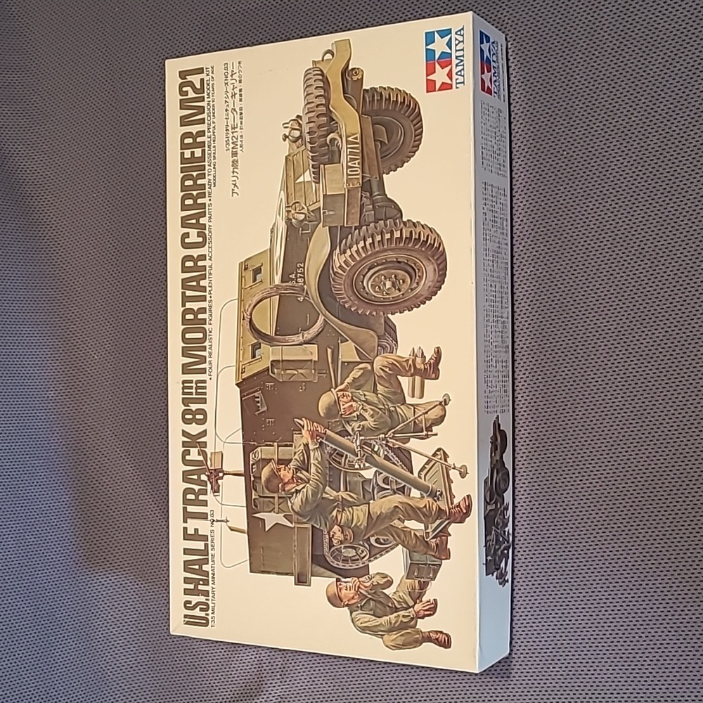 Tamiya Kit 3583 U.S. Half Track 81mm Motar Carrier M21